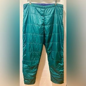 VTG L.L. Bean Snow Pants, Women’s size XL, Primaloft Insulated, Full Leg Zippers